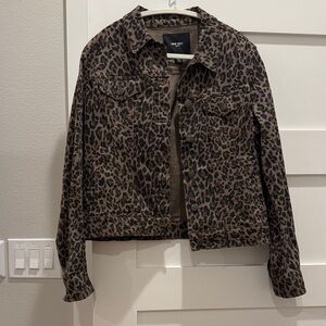 Nine West Brown Leopard Jacket